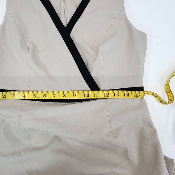Calvin Klein New Colorblock V-Neck Sheath Dress Size 10 NWT F5 - Picture 7 of 12